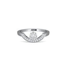 Bague Intrépide grand arc 0.5 carat pavée Loyal.e Paris