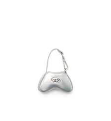 Porte-clés en cuir verni avec miroir Diesel