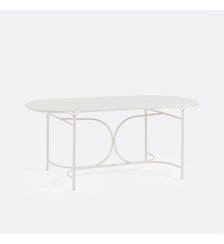 Table de jardin ovale, en métal acier La Redoute Interieurs