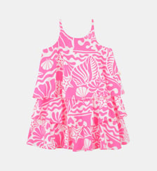 Robe à volants en viscose Billieblush