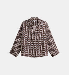 Blouse graphique à col chemise - LORRA Gerard Darel