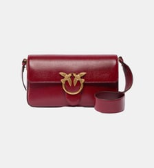 Sac porté épaule moyen love bag one slouchy en cuir foulonné Pinko
