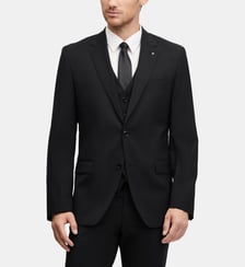 Veste de costume en laine regular Duncan - AMF Digel