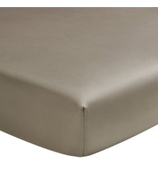 Drap housse uni en satin de coton bio, bonnet de 30cm, TEOPHILE Alexandre Turpault