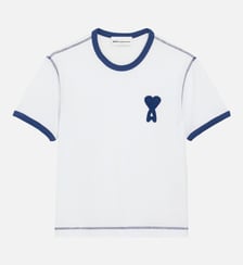 T-shirt Ami De Coeur En Crochet unisexe en Coton AMI Paris
