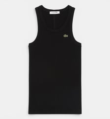 Débardeur slim fit coton côtelé Lacoste