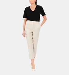 Pantalon pallan - Motif uni - Coupe cigarette Caroll