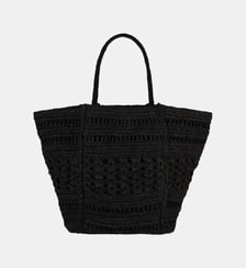 Sac cabas en raphia La Fée Maraboutée