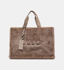 Grand sac fourre-tout en teddy Liu Jo