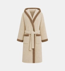 Peignoir a capuche pur coton Garnier Thiebaut