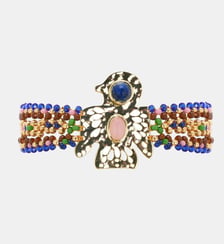 Bracelet réglable perles avec cabochon oiseau PIOUPIOU Hipanema