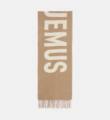 Écharpe L'Echarpe Jacquemus logo en laine Jacquemus