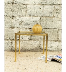 Table basse contemporaine en verre Donna N°1116- Produit chiné Debongout