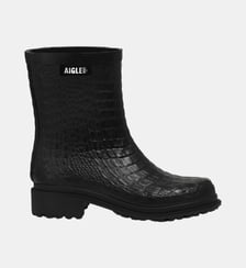 Bottines de pluie imprimé reptile FULFEEL MID Aigle