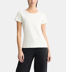 T-shirt avec logo et strass Liu Jo
