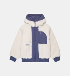 Veste teddy réversible avec capuche Diesel Kids