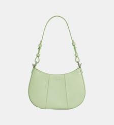 Petit Sac à main demi lune Juliette en cuir grainé Le Tanneur