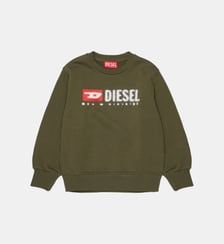 Sweat-shirt à col ras du cou avec logo Diesel Denim Division Diesel Kids