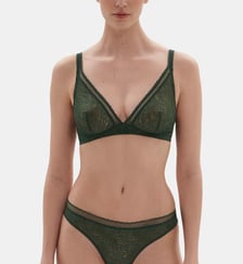 Soutien-gorge triangle Comète dentelle sans armatures Simone Pérèle