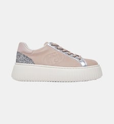Sneakers en daim avec maxi logo Liu Jo
