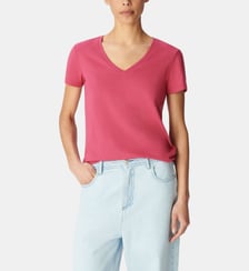 Tee-shirt slim col V Ikks