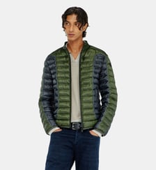 Doudoune style biker à empiècements color block Diesel