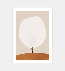 Poster   Overthinking - Maarten Léon - PSTR Studio Poster & Frame
