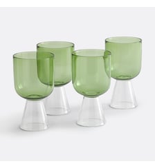 Lot 4 verres à pied en verre borosilicate La Redoute Interieurs