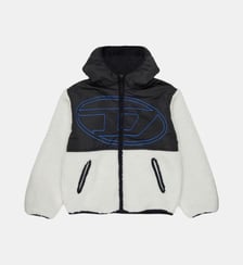 Veste teddy avec logo imprimé Diesel Kids