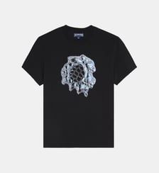 T-shirt oversize en coton organique Bubbles Turtles 3D Vilebrequin