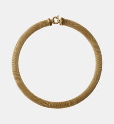 Collier en maille plaqué or jaune 18 carats Aristocrazy