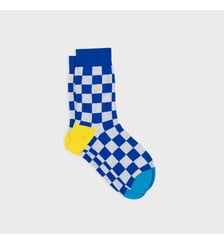 Chaussettes en coton peigné carreaux Billybelt