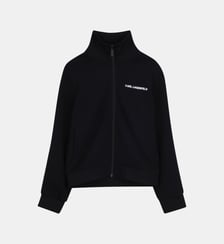 Sweat zippé à capuche Karl Lagerfeld Kids