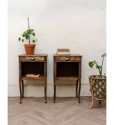 Paire de tables de chevet en bois Maïa N°1624 - Produit chiné Debongout