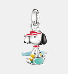 Peanuts™ Charm Snoopy avec valise Connect Thomas Sabo