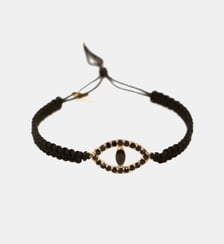 Bracelet macramé plaqué or NAZAR Nilaï