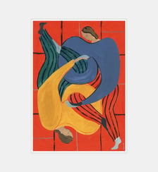 Poster   Hold You - Red - The Poster Club x Sofia Lind Poster & Frame