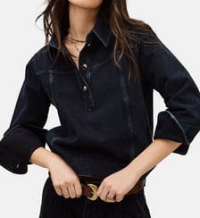 Top droit Tavy denim Ba&sh