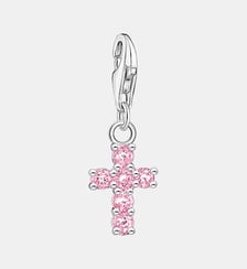 Thomas Sabo Pendentif Charm croix rose argent Argent sterling 925 Thomas Sabo