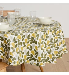 Nappe ronde imprimée, en coton enduit souple La Redoute Interieurs