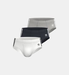 Slips, lot de 3,  coton flex 3 stripes Adidas Originals