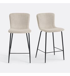 Lot de 2 chaises de bar H65 So'Home