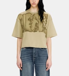 T-shirt courte avec impression numérique Diesel