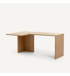 Plateau d'angle plaqué chêne L165 cm AM.PM