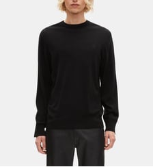 Pull col rond en laine mérinos The Kooples