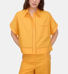 Chemise en coton à entre-deux Adolfo Dominguez