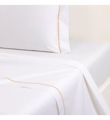 Drap plat en percale de coton Yves Delorme
