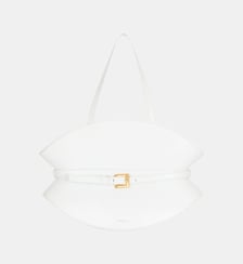 Sac Shuffle Medium en cuir de veau Balmain