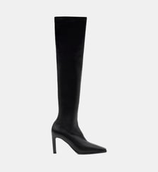 Holly - Cuissardes En Cuir Nappa Stretch Noir Parallèle