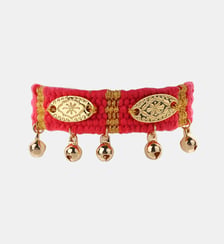 Bracelet en tissu coloré réglable avec pampilles TODOBEM Hipanema